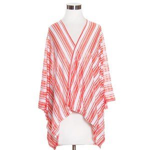 LOF Solid Striped Pattern Fashion Wrap